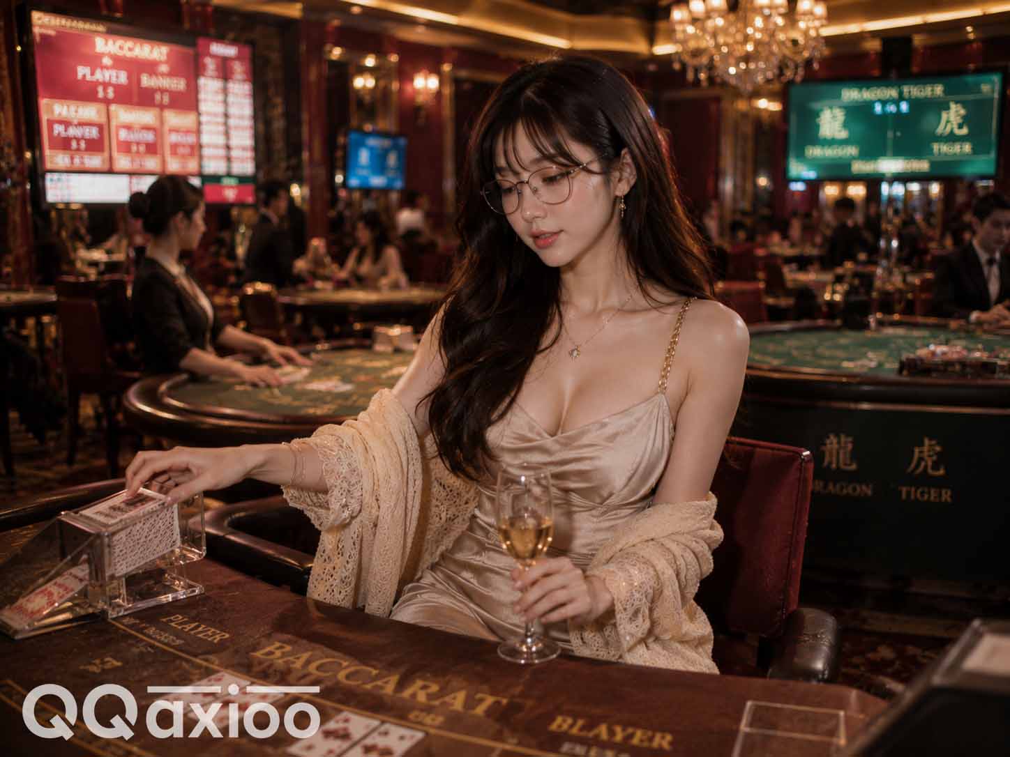 QQAXIOO - Meja Baccarat dan Dragon Tiger